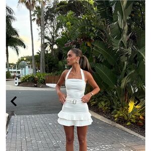 Elegant White Halter set size small